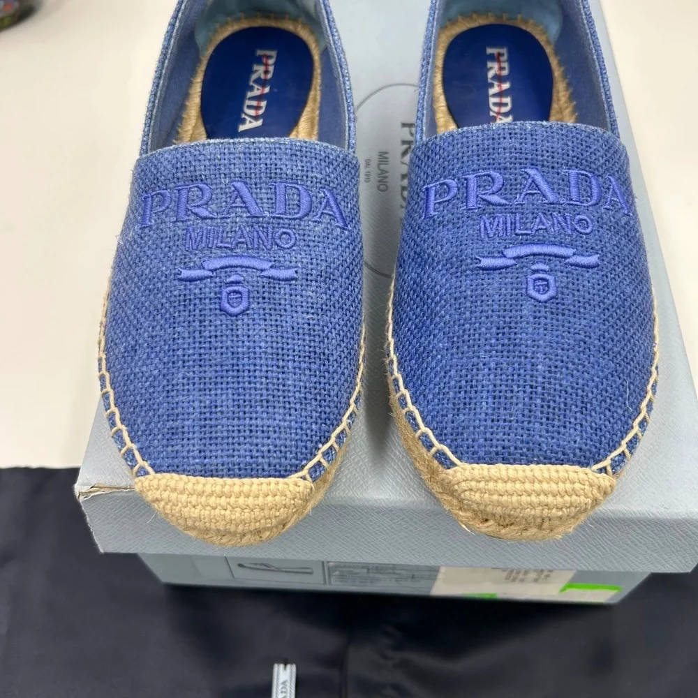 Women’s Prada espadrilles size 36 made in Italy